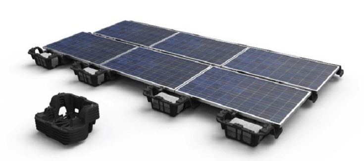 Монтажная система для солнечной электростанции