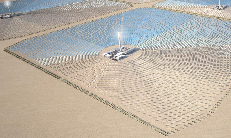 тепловая солнечная электростанция CSP