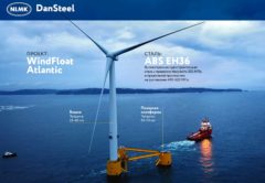 плавучая ветровая электростанция WindFloat Atlantic