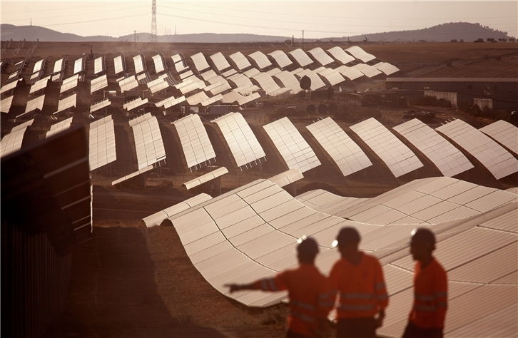 крупнейшая солнечная электростанция Европы