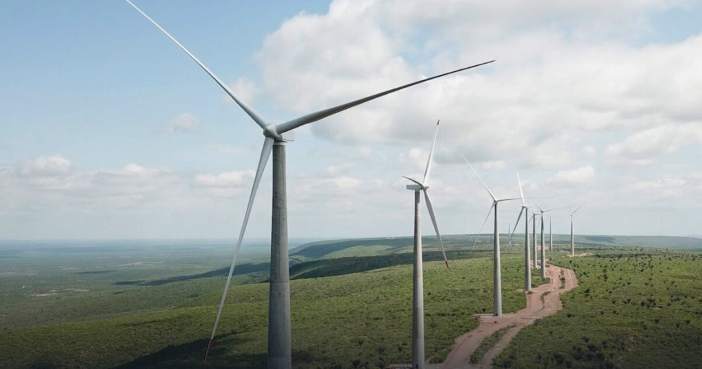 ветровая электростанция в Бразилии