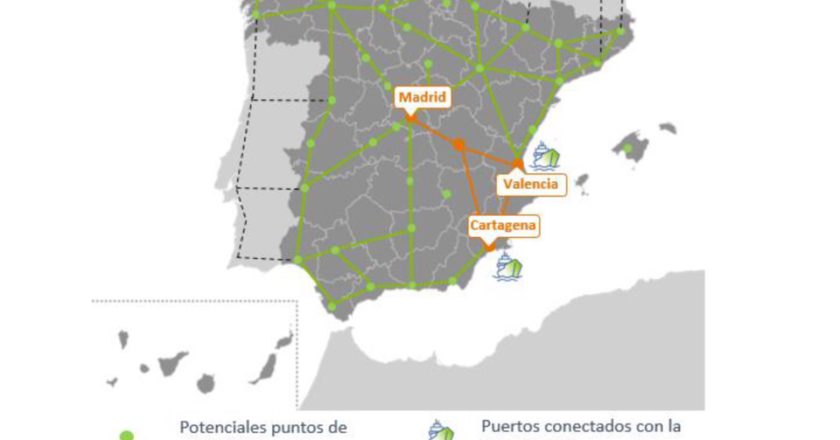 Сеть водородных заправок в Испании