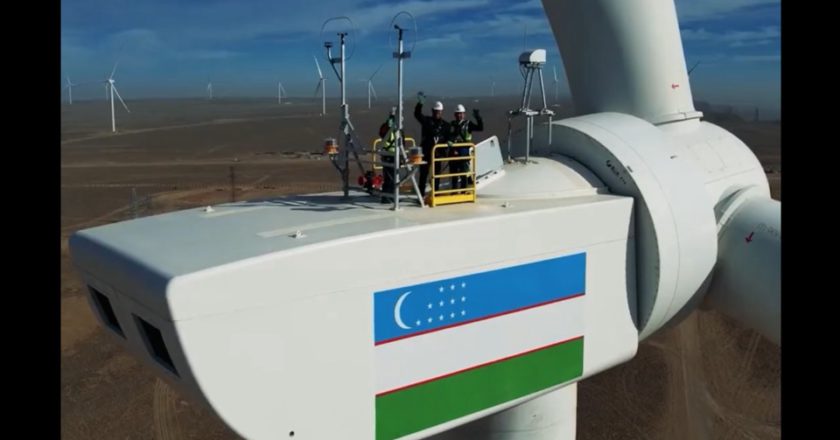 Ветровая электростанция в Узбекистане