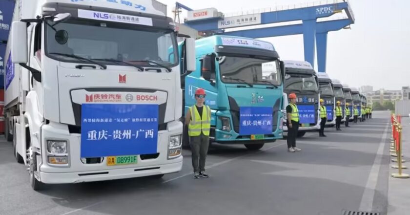 Водородный маршрут грузовых автомобилей в Китае