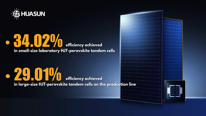 Рекорд эффективности тандемных солнечных элементов
