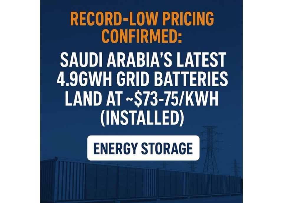 Стоимость систем накопления энергии