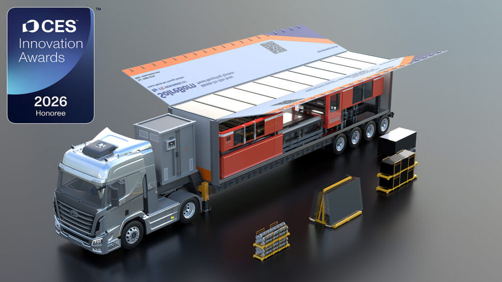 Мобильное решение для переработки солнечных панелей