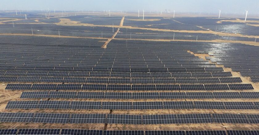 Солнечная электростанция на месте угольных разработок