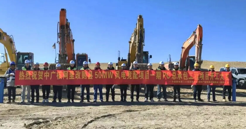 Высокогорная ветровая электростанция в Тибете