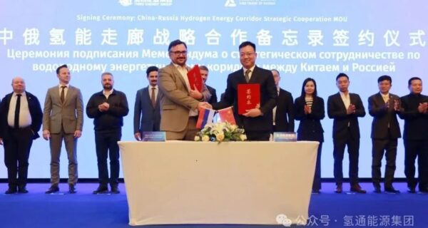 Водородный коридор Россия Китай
