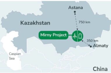 Ветровая электростанция мощностью 1 ГВт в Казахстане