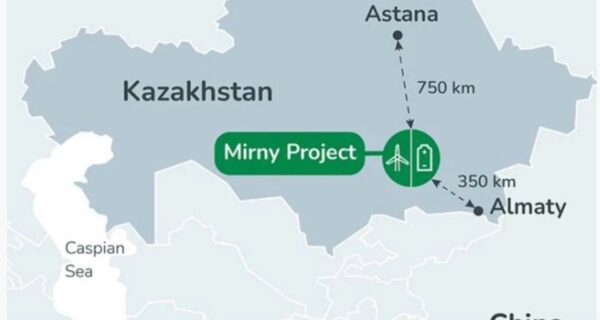 Ветровая электростанция мощностью 1 ГВт в Казахстане